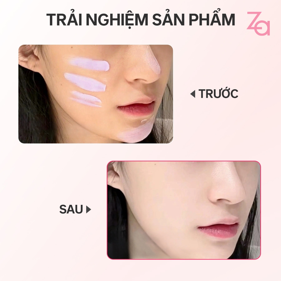 Za Kem Lót Trang Điểm SPF Kiềm Dầu Nâng Tone Dưỡng Da 1.5g