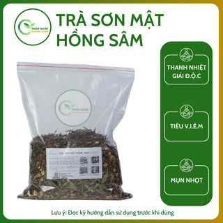 1kg TRÀ SƠN MẬT HỒNG SÂM (Trà dây, cỏ ngọt, hoa nhài, kim ngân, lương phấn thảo) | Dược liệu Thanh Loan