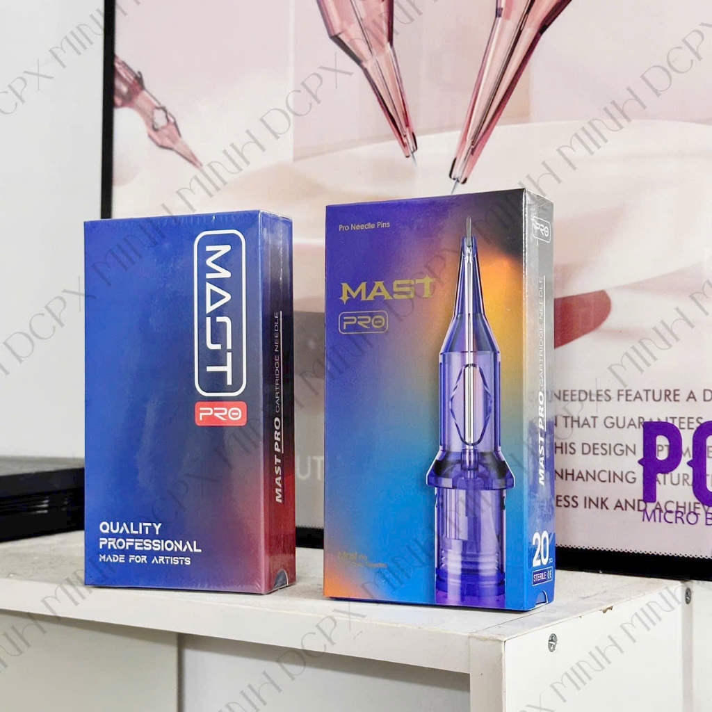 Kim Pen Mast Tím Hàng Chính Hãng Chuyên Phun Sợi Hạt, Đi Sợi Nét