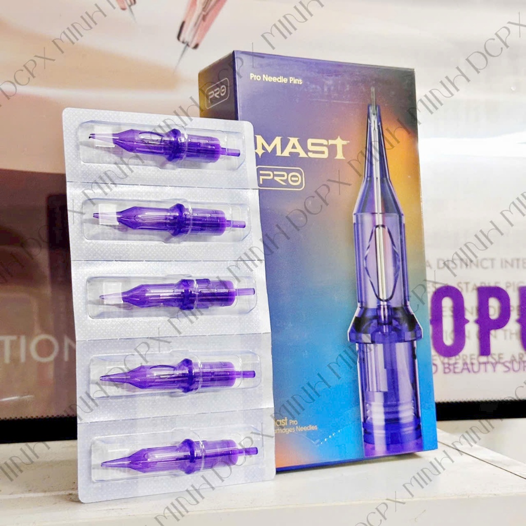 Kim Pen Mast Tím Hàng Chính Hãng Chuyên Phun Sợi Hạt, Đi Sợi Nét