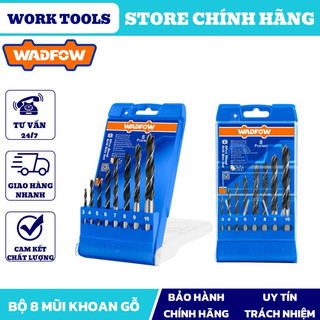 WADFOW Bộ 8 mũi khoan gỗ WSJ6B08