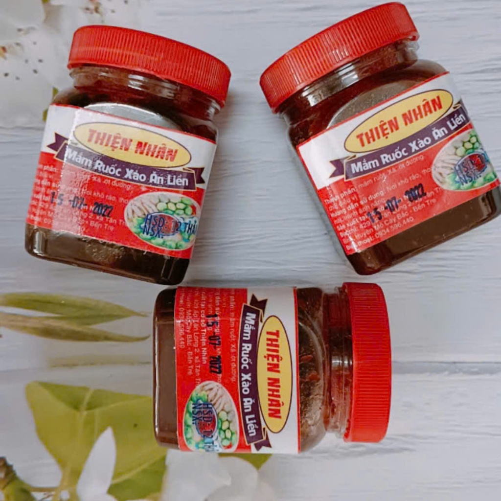 Mắm ruốc xào xả ớt Thiện Nhân hủ 200gr- Đặc Sản Bến Tre Shop