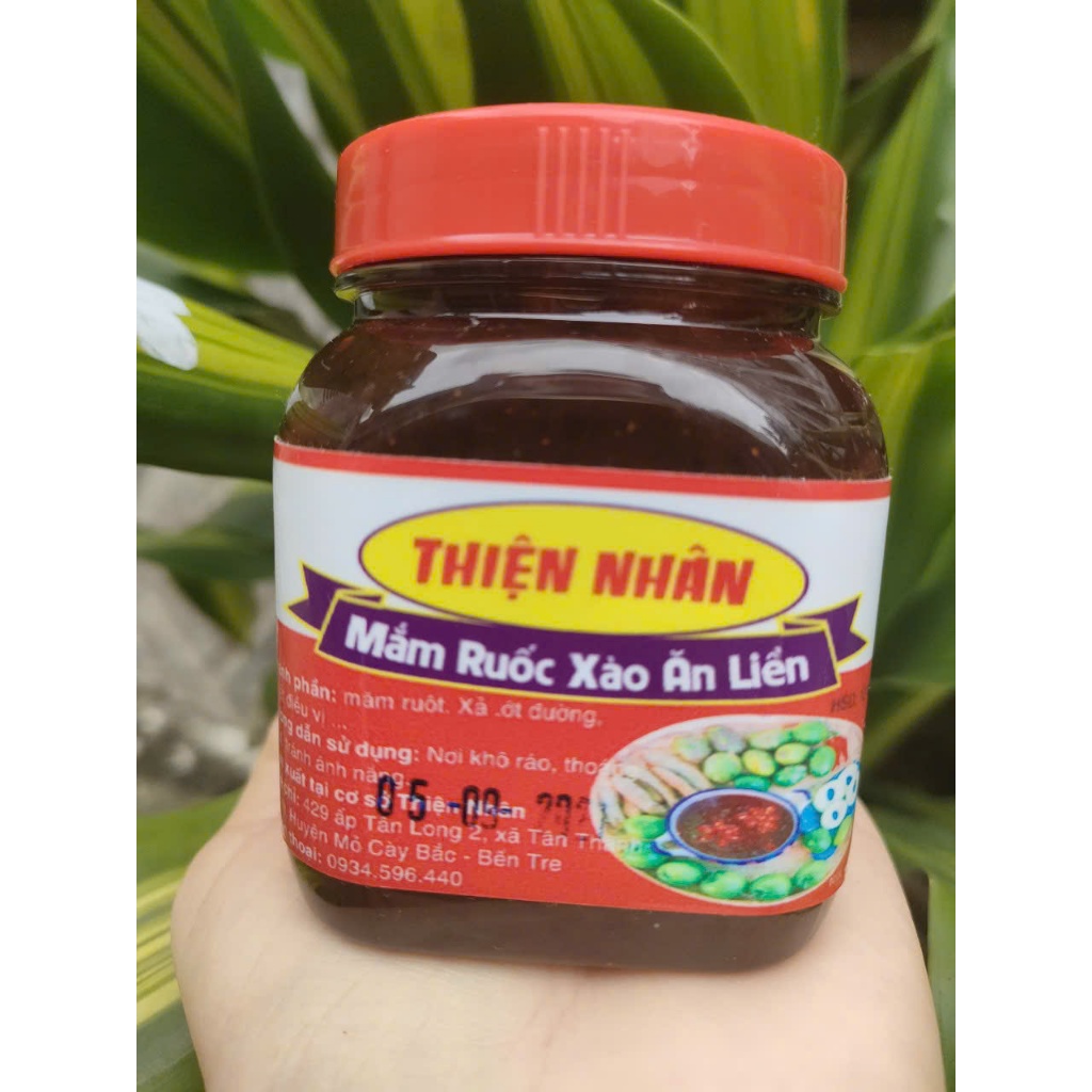 Mắm ruốc xào xả ớt Thiện Nhân hủ 200gr- Đặc Sản Bến Tre Shop