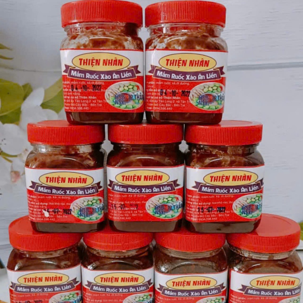 Mắm ruốc xào xả ớt Thiện Nhân hủ 200gr- Đặc Sản Bến Tre Shop