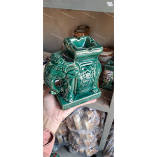 Đôn Voi Gốm Chấm Vẽ Loại Nhỏ Trang Trí Sân Vườn - Tiểu Cảnh - Gốm Xưa Lái Thiêu Cho Người Hoài Niệm