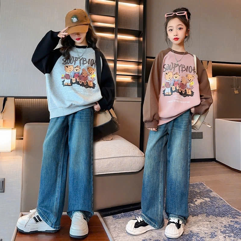 Áo thu đông cho bé gái size đại BEESHOP D25065