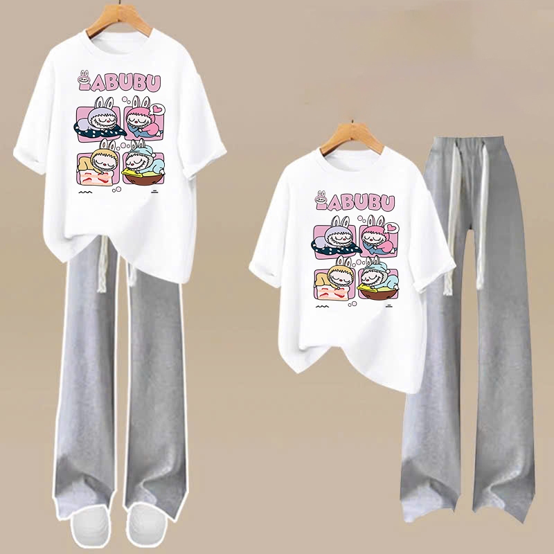Áo phông labubu ngủ cho bé gái size đại BEESHOP H25028