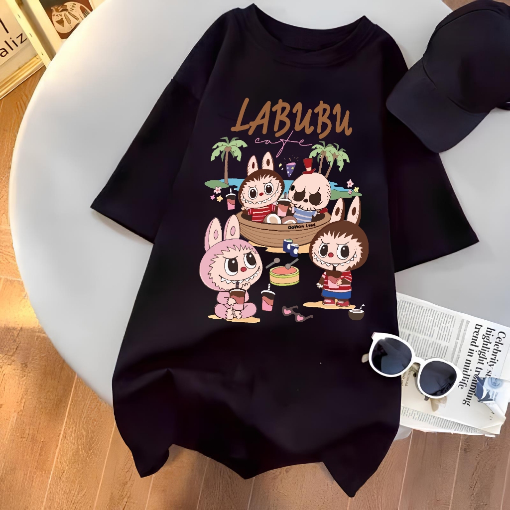 Áo phông labubu biển cho bé gái size đại BEESHOP H25029