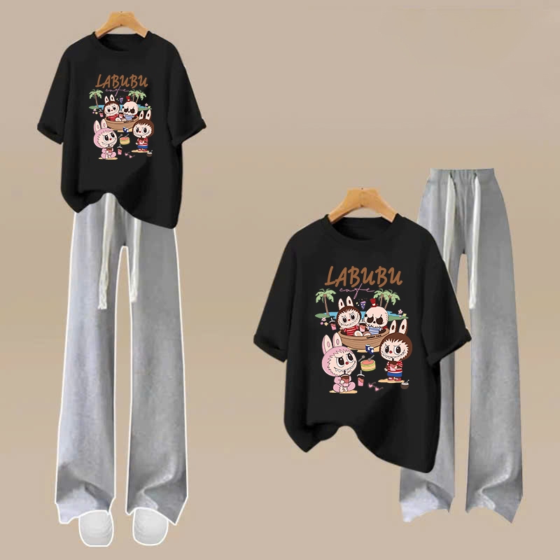 Áo phông labubu biển cho bé gái size đại BEESHOP H25029