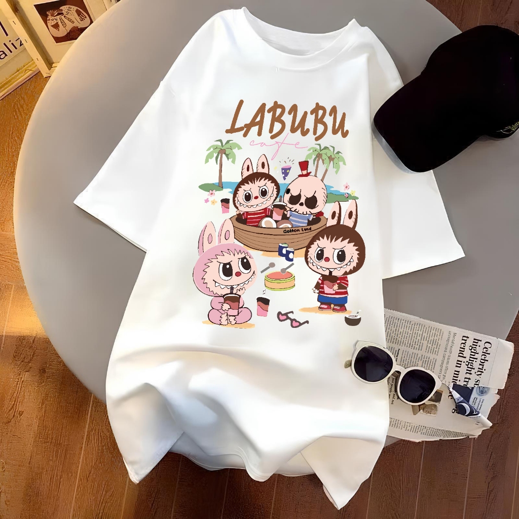Áo phông labubu biển cho bé gái size đại BEESHOP H25029