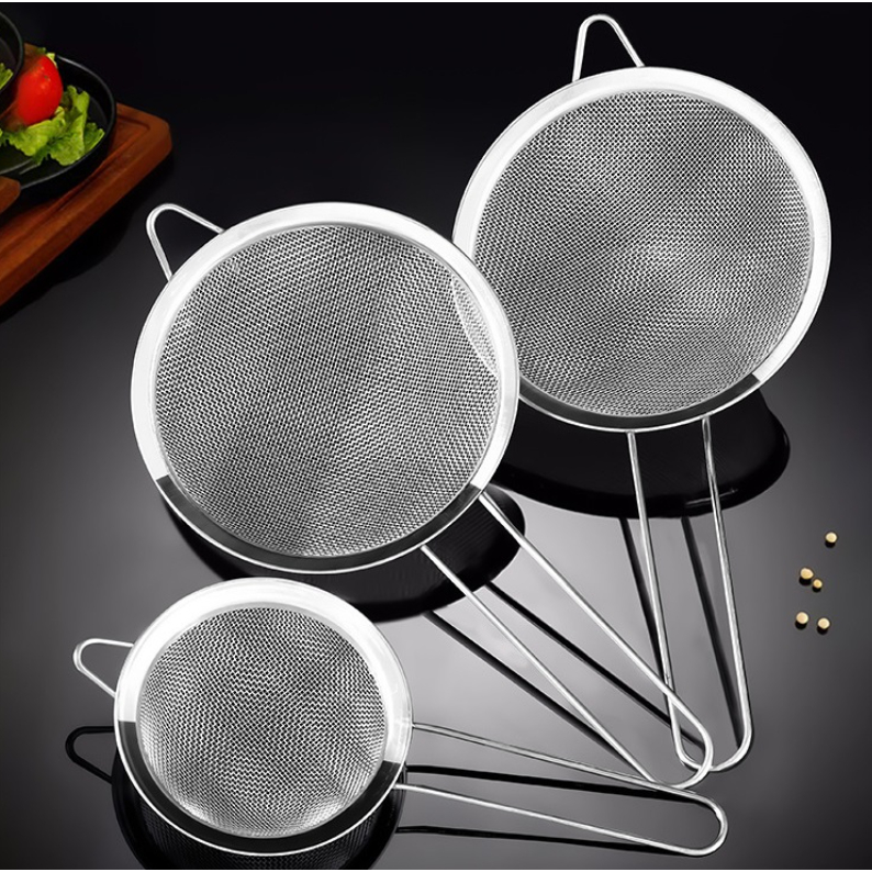 Ray lọc bột, Ray lọc cháo, Lọc nước trái cây, vợt lọc trà bằng inox ...