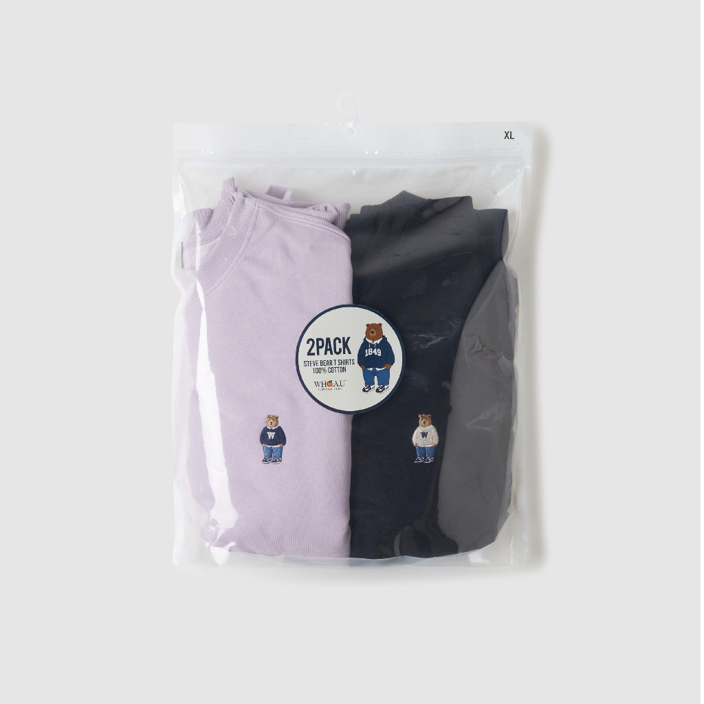 Áo Sweater WHO.A.U Steve 2Pack Sweatshirt[B]_WHMWE4991U