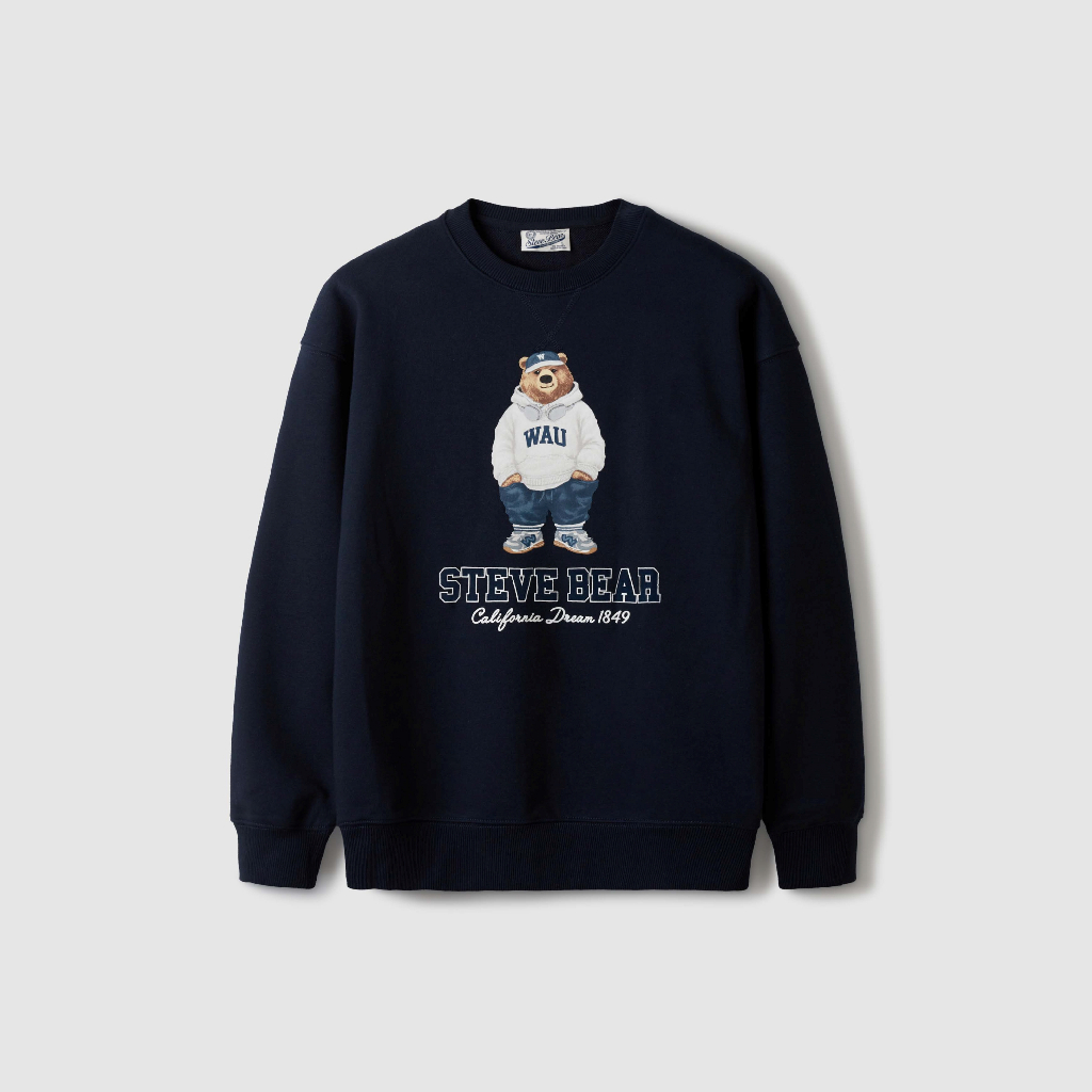 Áo Sweater WHO.A.U Steve Photo Sweatshirt_WHMWE4922U