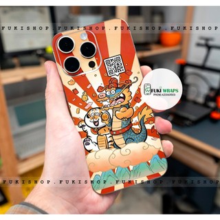 Miếng dán Skin Mặt Lưng In Hình In Mã QR FULL VIỀN Dành cho 15 pro max 14 pro max 13 pro max 12 pro max  - FukiShop