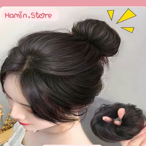 Búi Tóc Củ Tỏi phong cách Hàn Quốc tự nhiên như tóc thật HaminStore