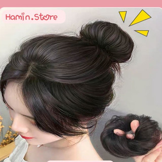 Búi Tóc Củ Tỏi phong cách Hàn Quốc tự nhiên như tóc thật HaminStore