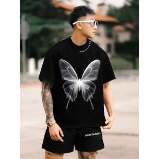 Áo thun nam nữ local brand BUTTERFLY nam nữ unisex cotton mùa hè ngắn tay lỡ L66 [A254]