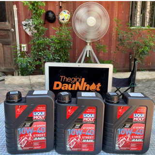 Dầu nhớt cho xe côn tay và xe số giảm mòn động cơ Liqui Moly Street Race 10w40 (20753) cao cấp