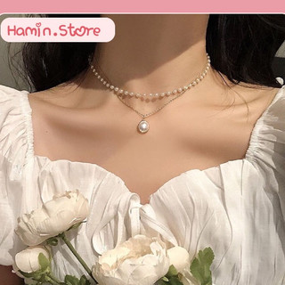 Vòng cổ dây chuyền nữ nhiều hình kiểu dáng thanh lịch HaminStore