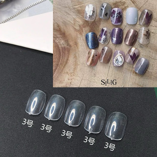 Móng mẫu vuông hàn quốc không gờ dùng tập vẽ - set 10 vỉ 240 móng