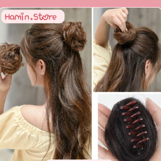 Búi Tóc Giả Kẹp Càng Cua Thời Trang Hamin