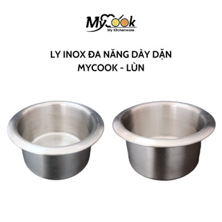 Ly Inox Đa Năng Mycook Dày Dặn Ly Làm Đá Uống Nước