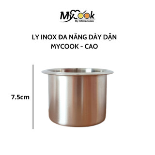 Ly Inox Đa Năng Mycook Dày Dặn Ly Làm Đá Uống Nước