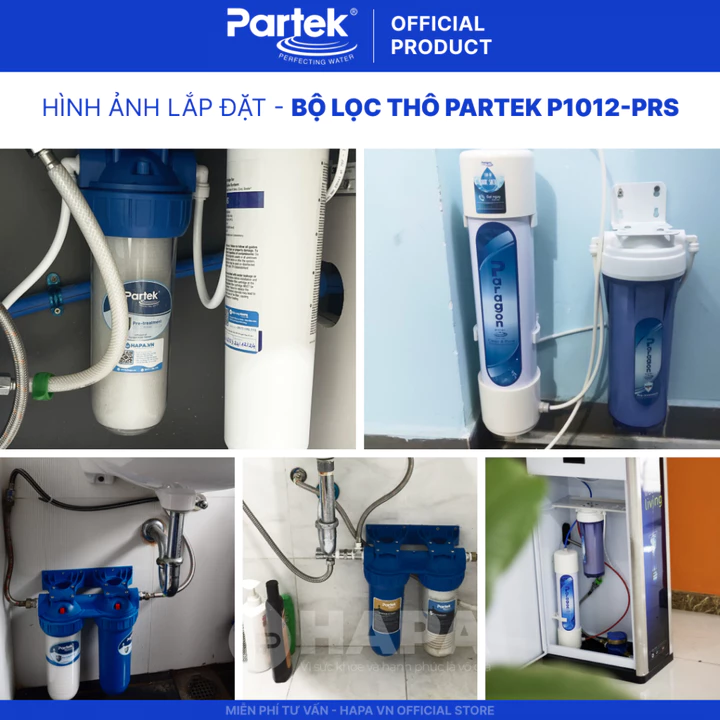 Lõi Lọc Nước PARTEK PARAGON Chính Hãng 10 inch 20 inch P1005-PP CATION PP-CATION GAC UDF CTO Carbon – 5