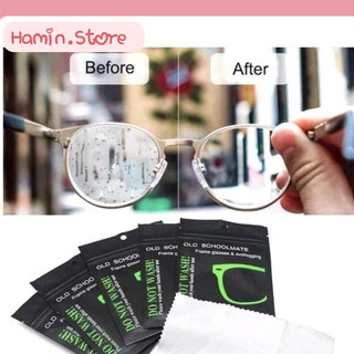 Set 20 Khăn Nano chống hơi nước, sương mù cho kính mắt, kính ô tô HaminStore