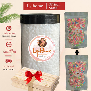 [TẶNG 200G] Hũ 500g sáp sữa dừa wax lông nóng cao cấp lyihome, sáp wax nóng lấy sạch gốc lông