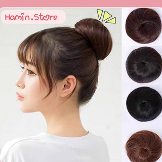Búi tóc giả củ tỏi Cao dây rút tiện lợi (có ảnh, clip thật) cao cấp HaminStore