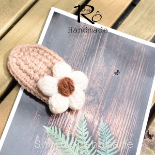 Kẹp tóc hoa tiểu thư cho nữ và bé gái 6cm |Phụ kiện kẹp tóc phong cách Hàn Quốc |Shop Rô Handmade