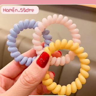 Set 5 chun buộc tóc lò xo màu pastel Hàn Quốc