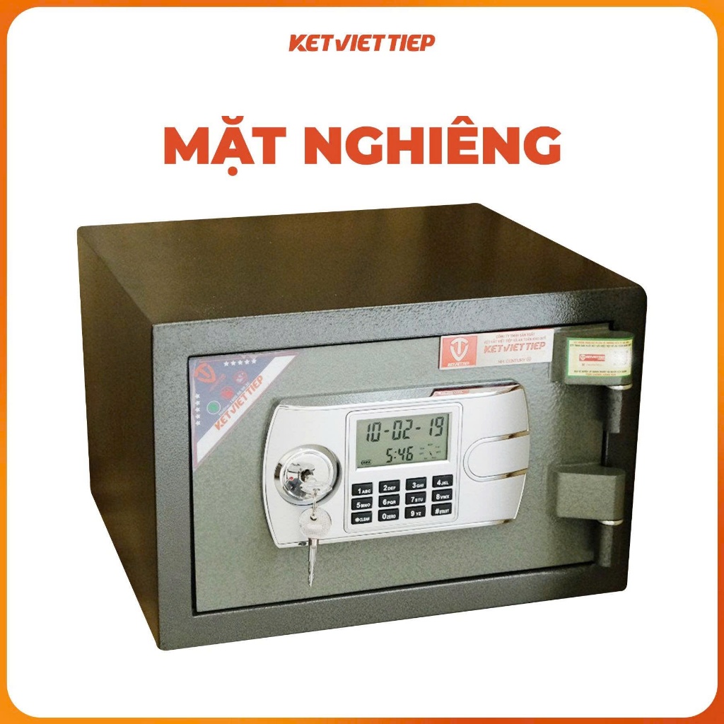 [HÀNG CHÍNH HÃNG] Két Sắt Việt Tiệp, Két Điện Tử Mini KVT16 BLN Chính Hãng Freeship