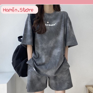 Bộ thể thao nữ freesize dáng rộng dưới 60kg chất thun cotton mặc nhà đi tập