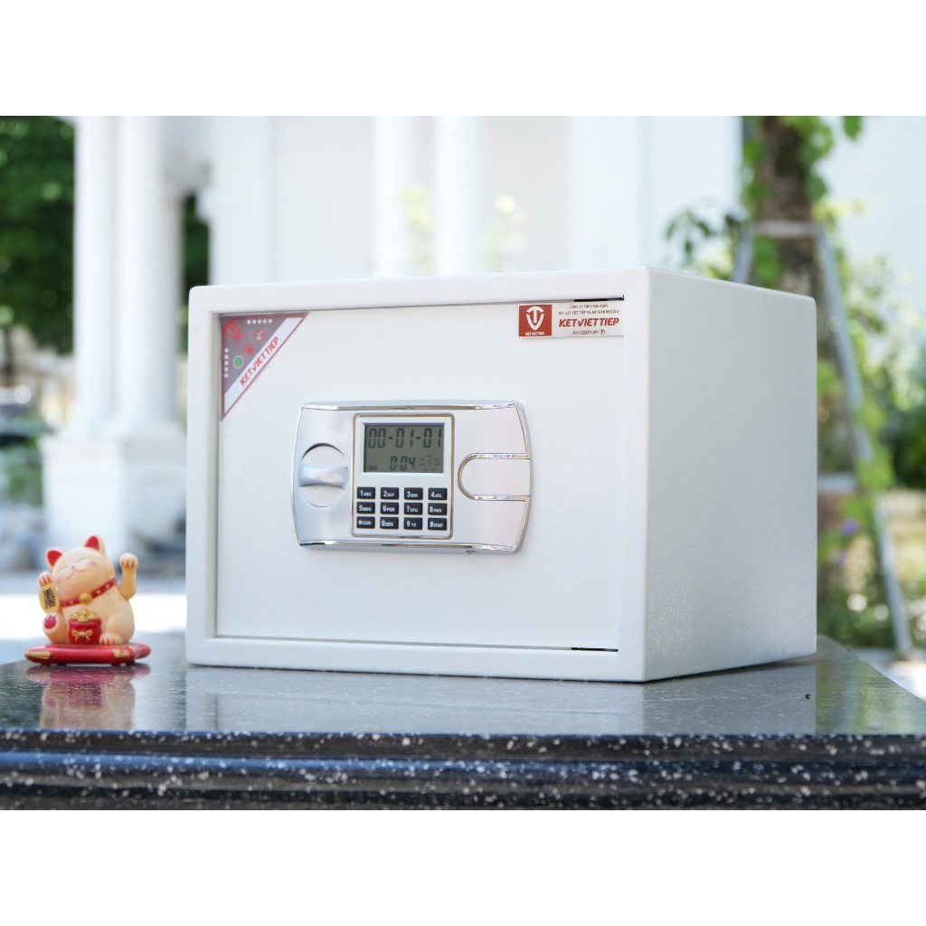 Két Sắt Mini Khách Sạn KKS32 Điện Tử Việt Tiệp Chính Hãng, Két Mini Safiron 25LBF Cảnh Báo Trộm Điện Thoại