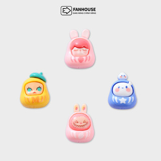 Miếng dán sticker 3d Fan House họa tiết hoạt hình dễ thương chống nước, dán laptop, bình nước, hộp cơm