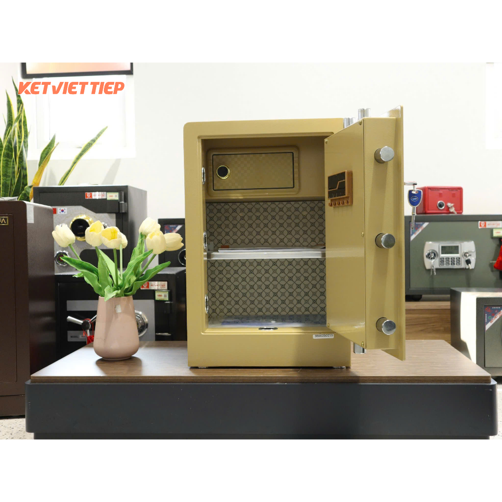 [CHÍNH HÃNG] Két Sắt Thông Minh HK-MD-70-BL Thương Hiệu Aifeibao Nhập Khẩu Chính Hãng Giá Rẻ (Miễn Phí Vận Chuyển Toàn Q