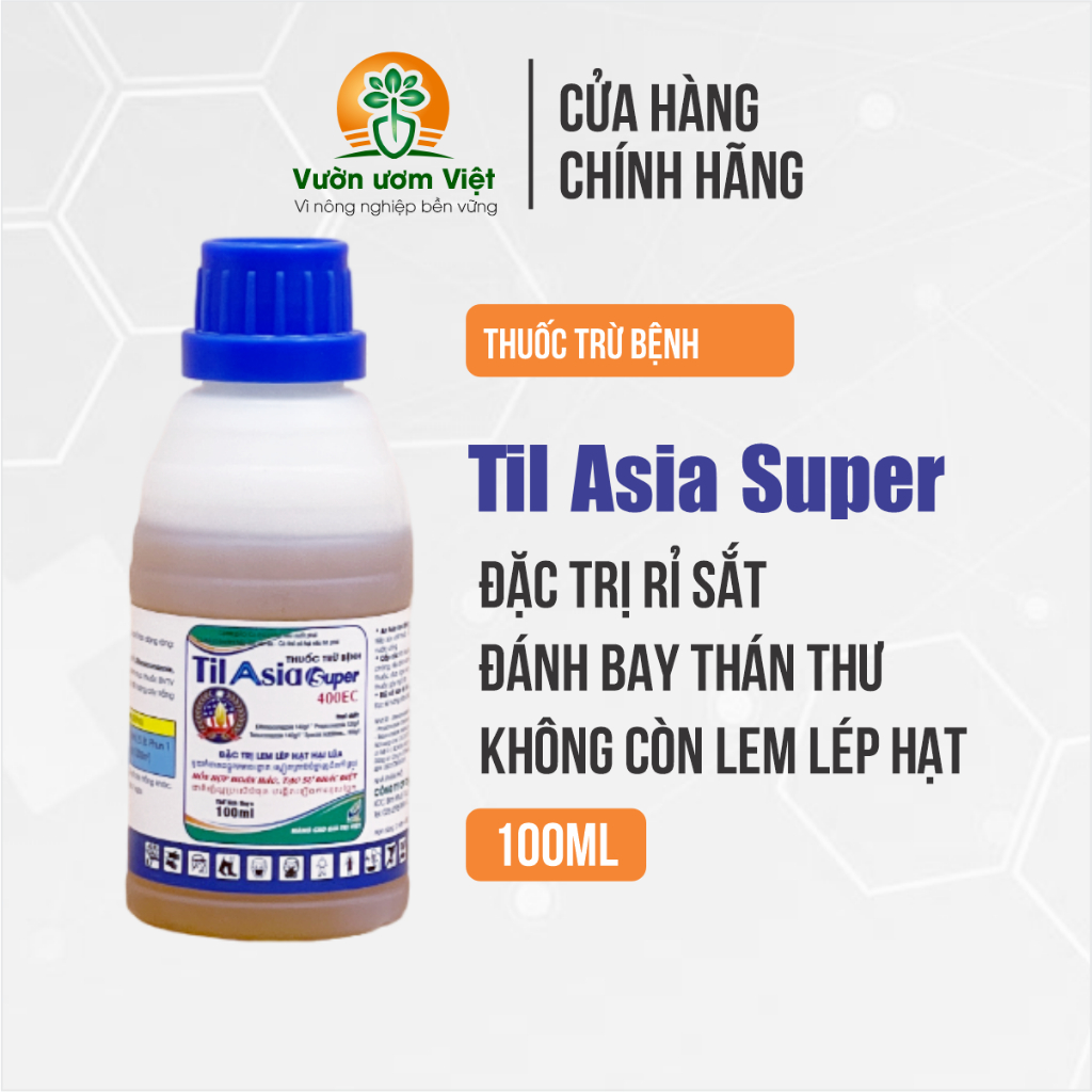 Thuốc trừ bệnh Til Asia 400EC - xử lý thán thư, cháy lá, úng lá, ghẻ sẹo, sương mai,... - 100ml