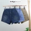 Quần short jean nữ co giãn lai kiểu chất jean cotton dày dặn Anngo - AT488
