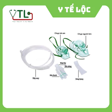Bộ mask xông khí dung trẻ em và người lớn dành cho máy xông