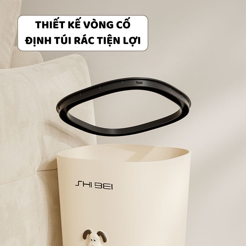 Thùng Đựng Rác Không Nắp Đa Kích Thước ENODA HOME, Sọt Rác Văn Phòng Thiết Kế Đơn Giản TR002