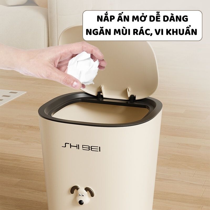 Thùng Đựng Rác Không Nắp Đa Kích Thước ENODA HOME, Sọt Rác Văn Phòng Thiết Kế Đơn Giản TR002