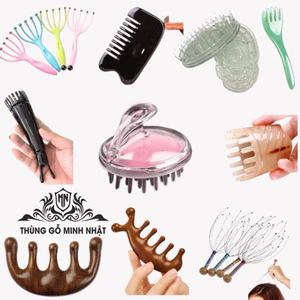 Lược Gội Đầu Dưỡng Sinh, Dụng Cụ Massage Đầu Gội Đầu Dưỡng Sinh