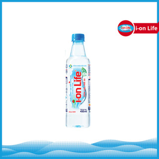 Thùng 24 Chai Nước Uống ION Kiềm Đóng Chai ION Life 450ml - Khỏe ruột Mát gan Hỗ trợ tiêu hoá, Trung hoà axit dư thừa