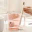 Cốc nhựa đánh răng súc miệng có khe cắm bàn chải tiện lợi