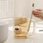 Cốc nhựa đánh răng súc miệng có khe cắm bàn chải tiện lợi