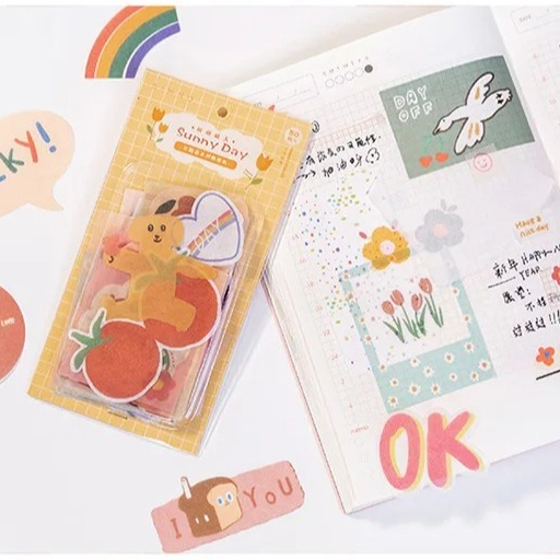 Pocket Washi Stickers - Bộ 50 sticker Simno theo chủ đề | Shopee Việt Nam