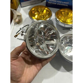 Cặp Đèn trợ sáng ô tô xe máy inox lắp bóng JINRUI giá chỉ 150k/1 đôi