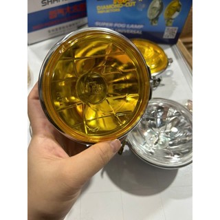 Cặp Đèn trợ sáng ô tô xe máy inox lắp bóng JINRUI giá chỉ 150k/1 đôi